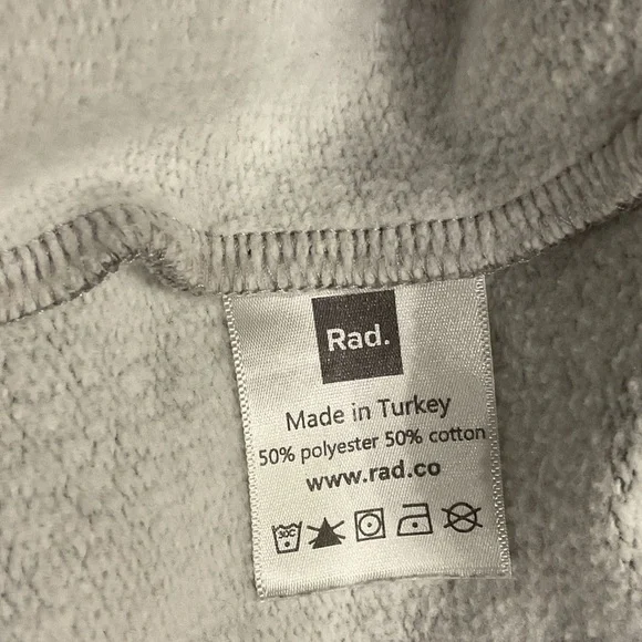 Rad Gray Sweater with Pink Pineapple Design, Size M - Picture 5 of 5